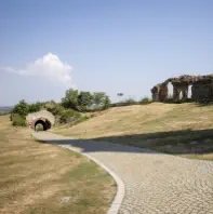 Eingang Burg Güssing im Burgenland