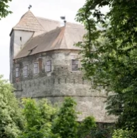 Burg Schlaing Außenansicht erstellt durch Fotograf im Burgenland